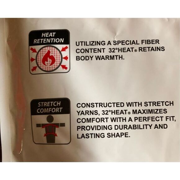 32 DEGREES - 😍HP😍 NWT L Sz XXL Long Sleeve MockNeck Heat Extra Warm Base Layer - Picture 10 of 15